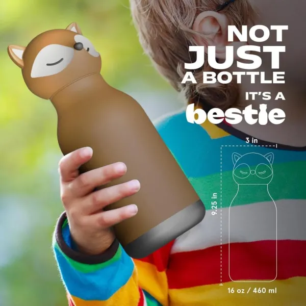 Δοχείο νερού asobu ισοθερμικό bestie 460ml fox - Asobu