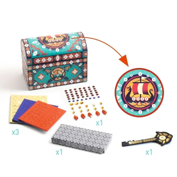 Κατασκευή djeco diy σεντούκι πειρατικό 5+ - Djeco