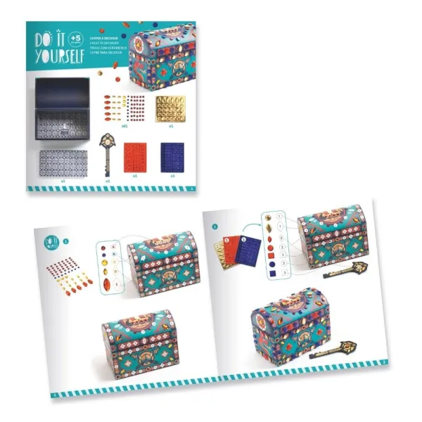 Κατασκευή djeco diy σεντούκι πειρατικό 5+ - Djeco