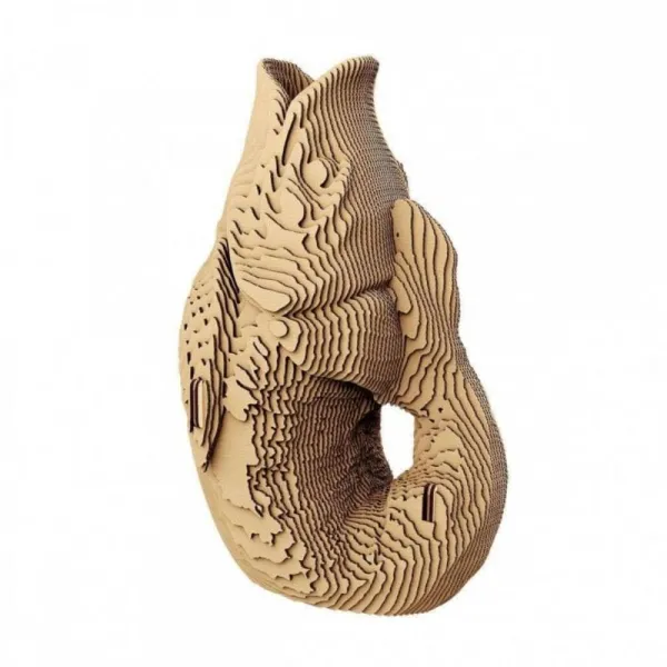χάρτινη κατασκευή cartonic 3d vase fish 14+ - Cartonic