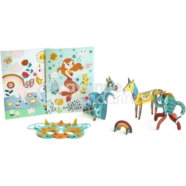 σετ κατασκευής all glitter mandarine ράψιμο και ζωγραφική με glitter 6+ - Mandarine