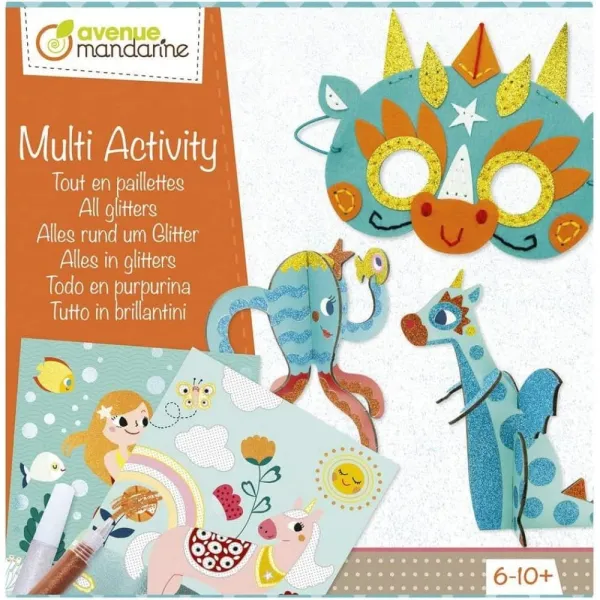 σετ κατασκευής all glitter mandarine ράψιμο και ζωγραφική με glitter 6+ - Mandarine