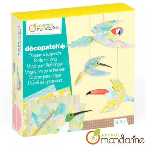 Δημιουργικό σετ mandarine decopatch πουλιά 8+ - Mandarine