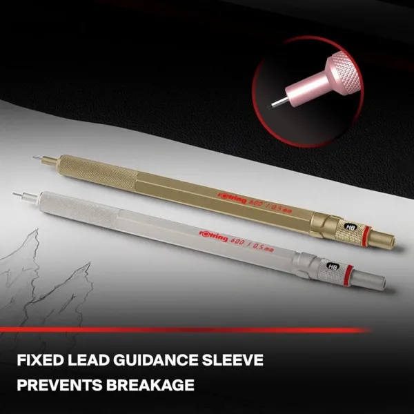 Μηχανικό μολύβι rotring 600 0.5mm pearl white - Rotring