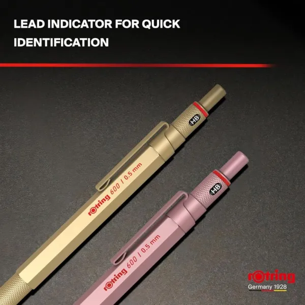 Μηχανικό μολύβι rotring 600 0.5mm rose gold - Rotring