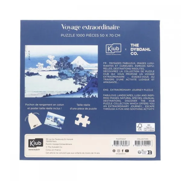 παζλ kiub dybdahl 1000 κομμάτια fuji hiver 12+ - Kiub