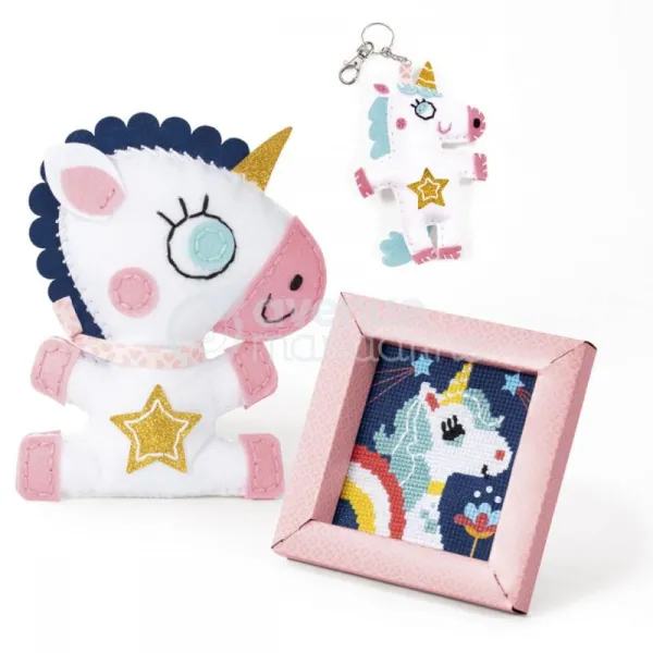 σετ κατασκευών mandarine ράψιμο & κέντημα unicorn 6+ - Mandarine