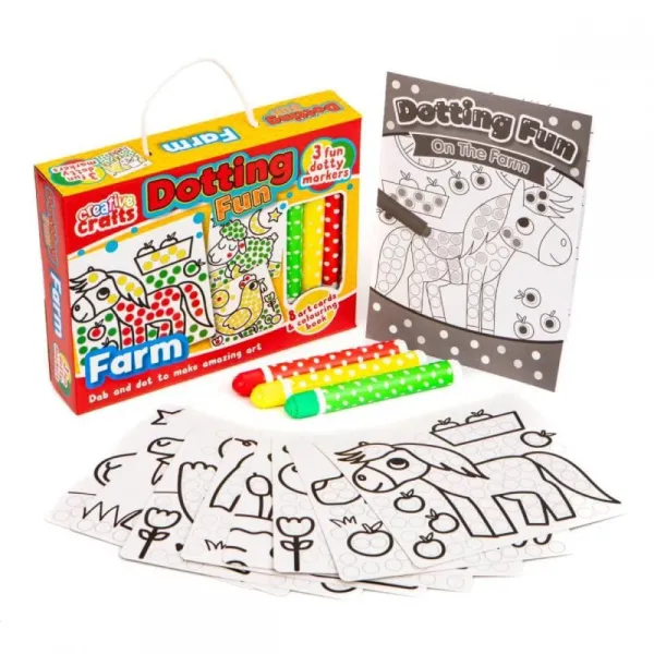 σετ ζωγραφικής bookoli creative crafts kits: dotting fun - Bookoli