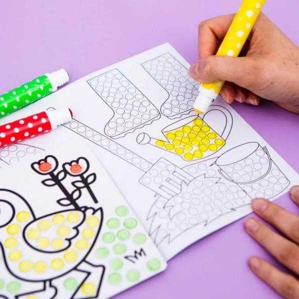 σετ ζωγραφικής bookoli creative crafts kits: dotting fun - Bookoli