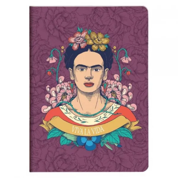 σημειωματάριο clairefontaine frida kahlo α5 ριγέ 48 φύλλα - Clairefontaine