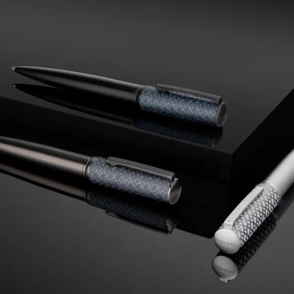 στυλό hugo boss arche monogram black & navy ballpen - Hugo boss