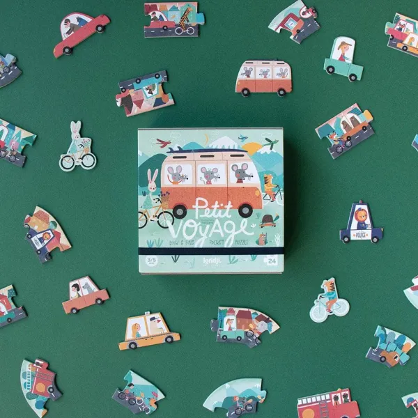 παζλ londji petit voyage look and find pocket puzzle 3+ - Londji