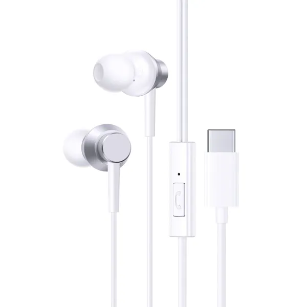 Ακουστικά baseus wired earphones encok cz11 type-c in ear moon white - Baseus