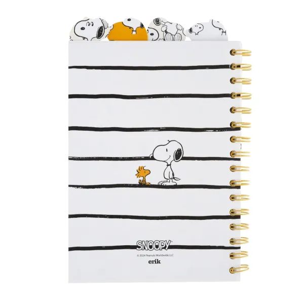 τετράδιο erik snoopy lazy days σπιράλ α5 80 φύλλα - Erik