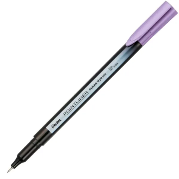 Μαρκαδόρος pentel pointliner s40 0.4mm fine lavender - Pentel