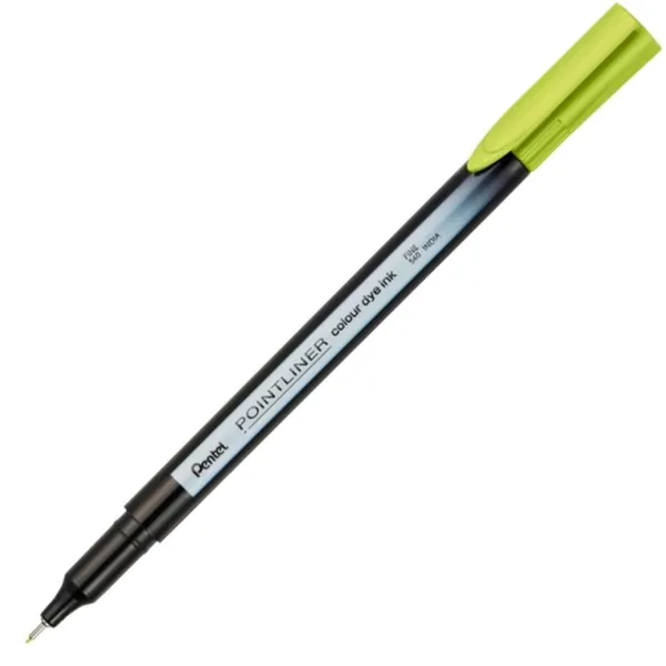 Μαρκαδόρος pentel pointliner s40 0.4mm fine lime green - Pentel