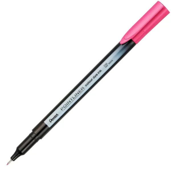 Μαρκαδόρος pentel pointliner s40 0.4mm fine rose pink - Pentel