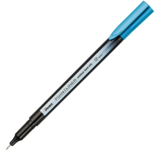 Μαρκαδόρος pentel pointliner s40 0.4mm fine turquoise blue - Pentel