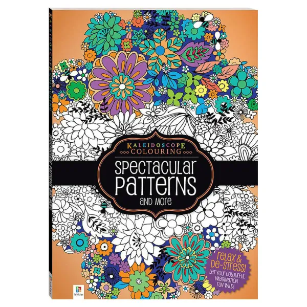 Βιβλίο ζωγραφικής hinkler kaleidoscope colouring book spectacular patterns and more - Hinkler