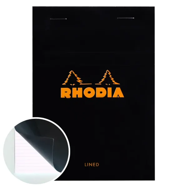 Μπλοκ rhodia 10x15cm ριγέ 80 φύλλα - Rhodia