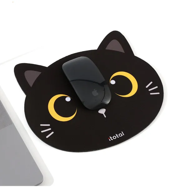 Mouse pad i-total black cat 25x21.5cm - I-total
