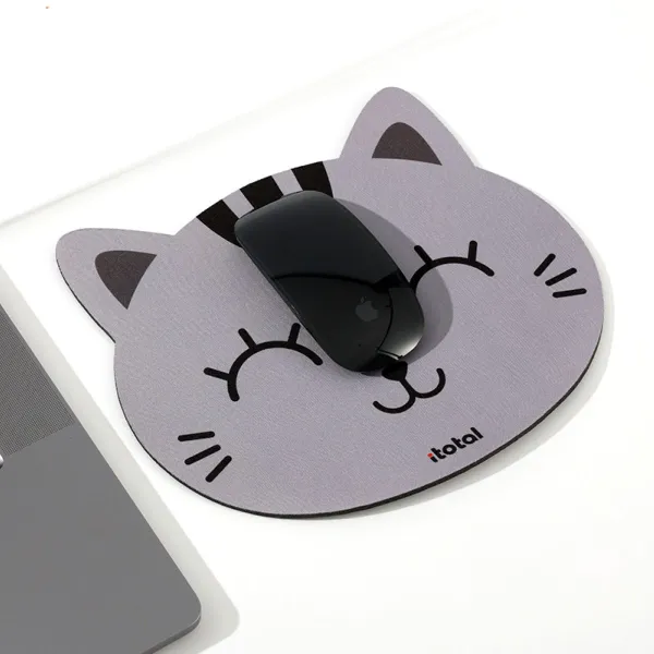 Mouse pad i-total grey cat 25x21.5cm - I-total