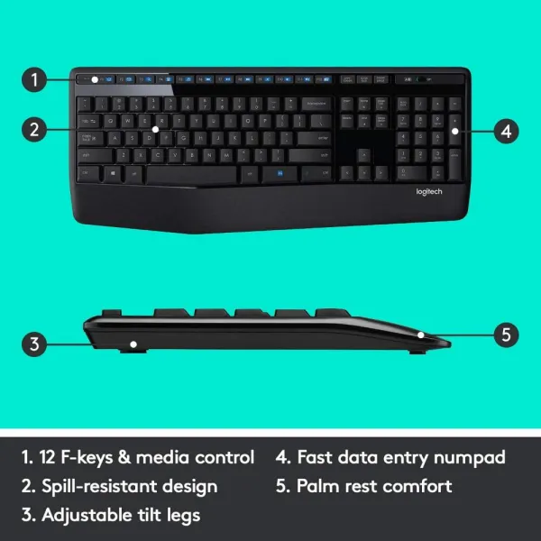 πληκτρολόγιο και mouse logitech mk235 wireless combo - Logitech