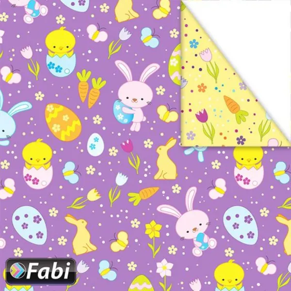 χαρτόνι 50x70cm 300gr bunny purple - Fabi