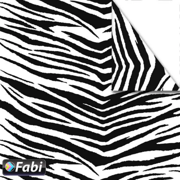 χαρτόνι διπλής οψης fabi 50x70cm 220 gr. zebra - Fabi