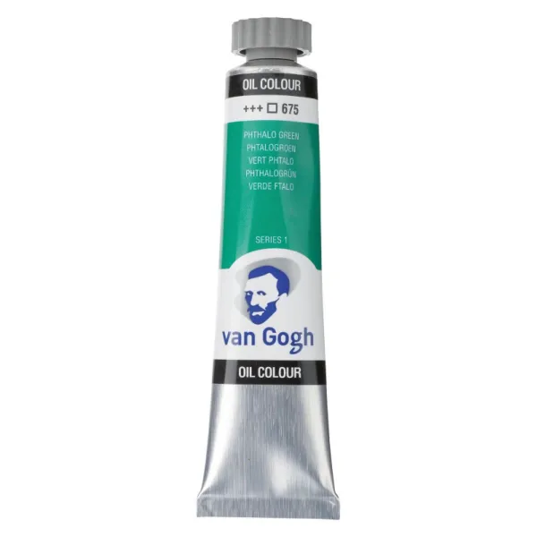 χρώμα λαδιού talens van gogh 20ml phthalo green 675 - Talens