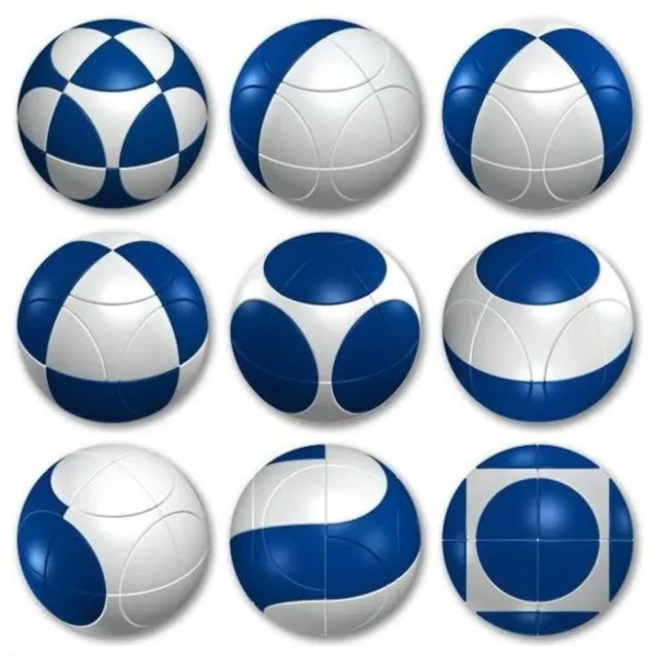 σπαζοκεφαλιά marusenko sphere level 1 μπλε-άσπρο 6+ - Marusenko