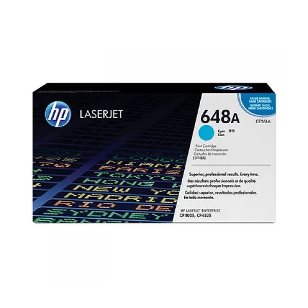 Toner hp ce261a 648a cyan - Hp