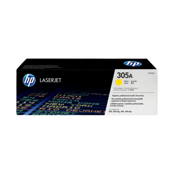 Toner hp ce412a 305a yellow - Hp