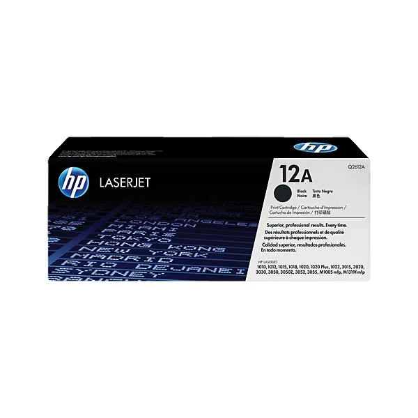 Toner hp q2612a 12a black - Hp