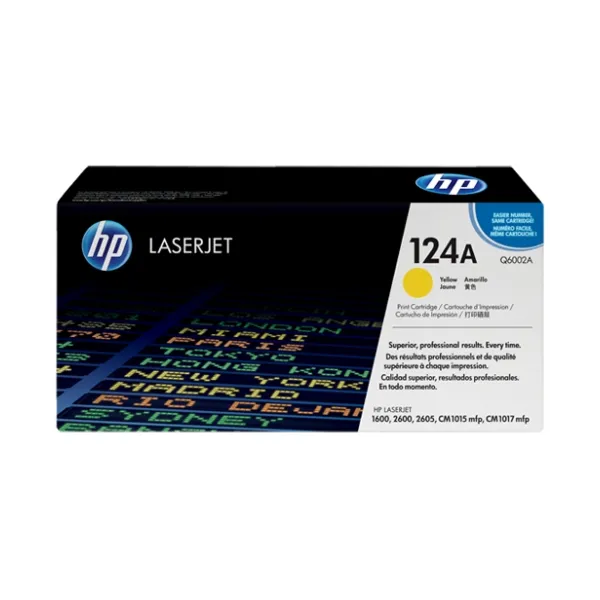 Toner hp q6002a 124a yellow - Hp