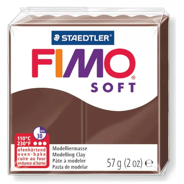 πηλός fimo soft 57gr. chocolate 75 - Staedtler