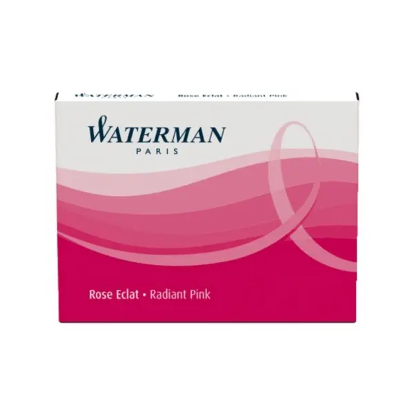 Αμπούλες waterman ink 6 τεμάχια mini int'l cartridges pink - Waterman