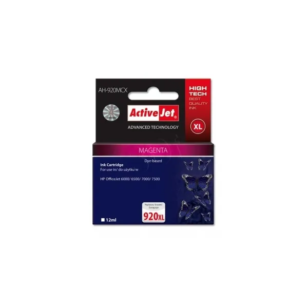 Μελάνι acj για hp cd973 νο 920xl magenta - Active jet hp