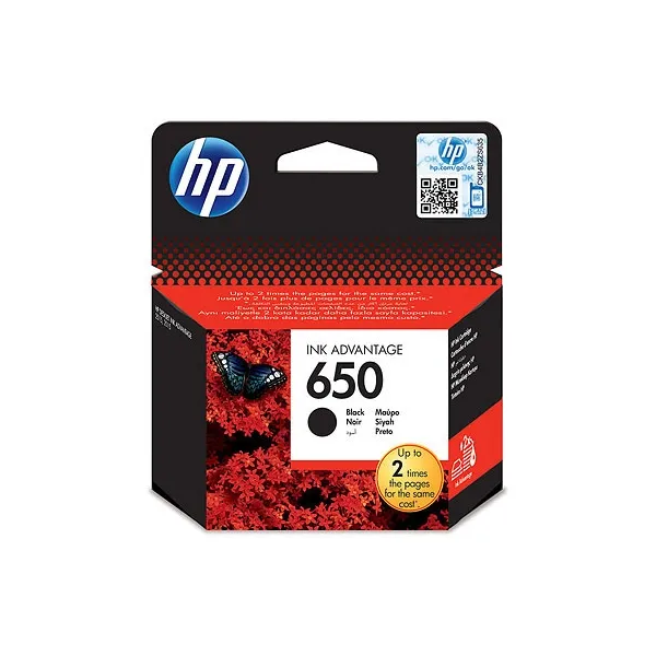 Μελάνι hp cz101ae 650 black  21ml - Hp