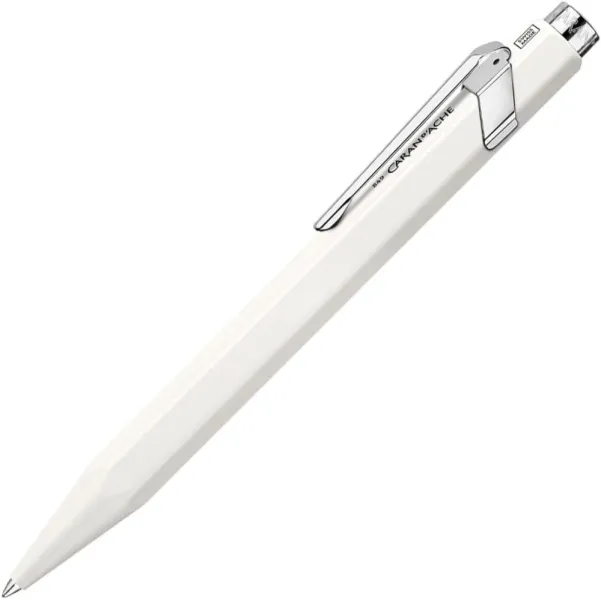 στυλό caran d'ache 849 classic rollerball λευκό σε μεταλλική κασετίνα - Caran d'ache