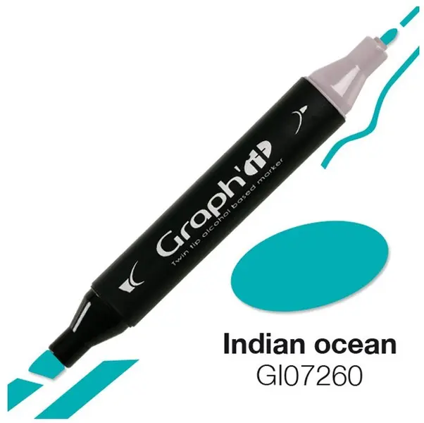 Μαρκαδόρος graph it twin tip indian ocean 7260 - Oz
