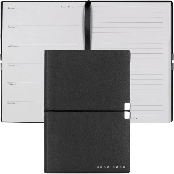 σετ στυλό και σημειωματάριο hugo boss a6 elegance black hnm124aa+hsn2544a - Hugo boss