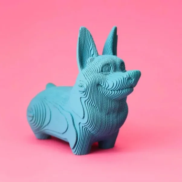 χάρτινη κατασκευή cartonic 3d corgi 14+ - Cartonic