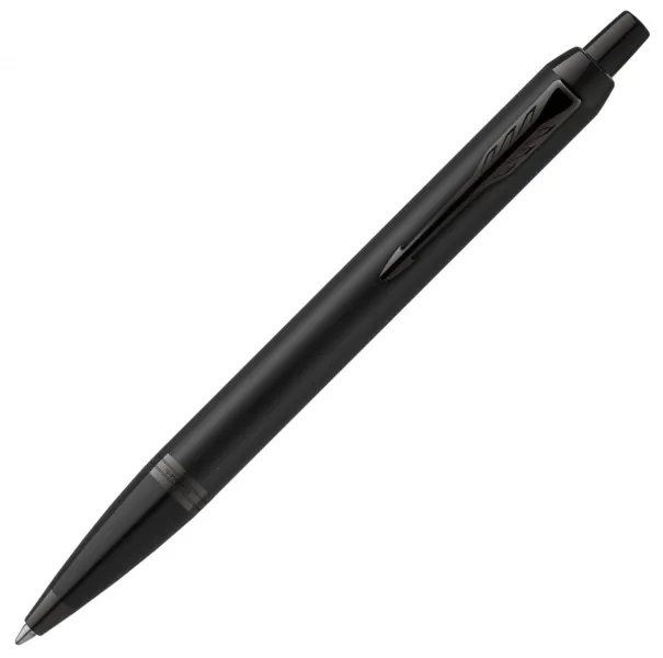 στυλό parker i.m chrome metallic black bt ballpen με δώρο σημειωματάριο - Parker