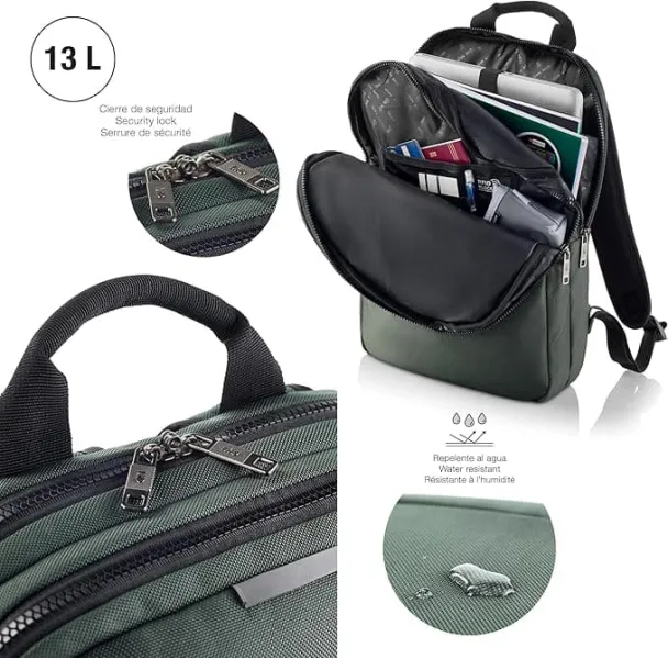 σακίδιο miquelrius laptop bag to work πράσινο - Miquelrius