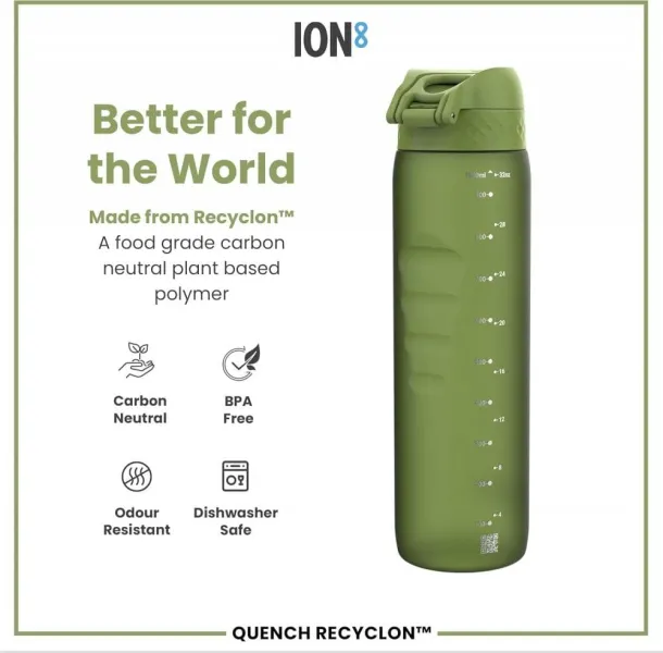 παγούρι ion8 1000ml green - Ion8