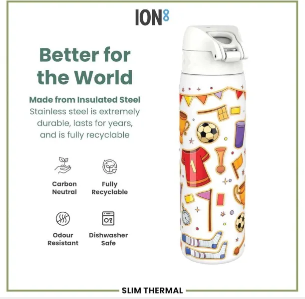 Θερμός ion8 500ml football - Ion8