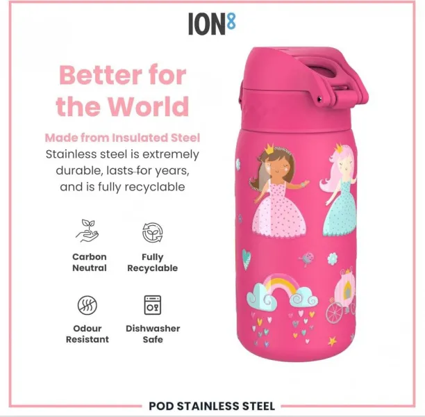 Θερμός μεταλλικό ion8 320ml πριγκίπισσες - Ion8