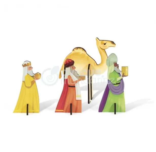 χριστουγεννιάτικη κατασκευή φάτνη puzzle decor mandarine nativity scene 4+ - Mandarine