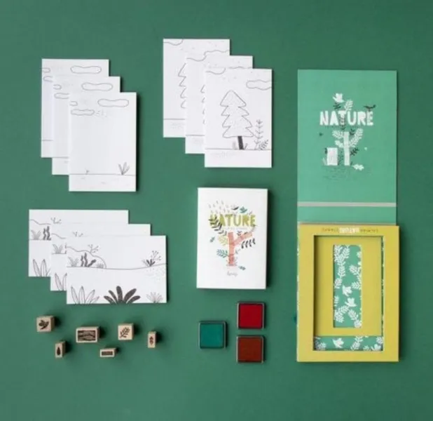 σετ arts & crafts londji calming stamps nature 5+ - Londji